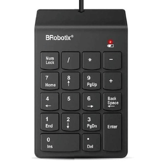Teclado Brobotix USB numerico modelo 963234 color Negro