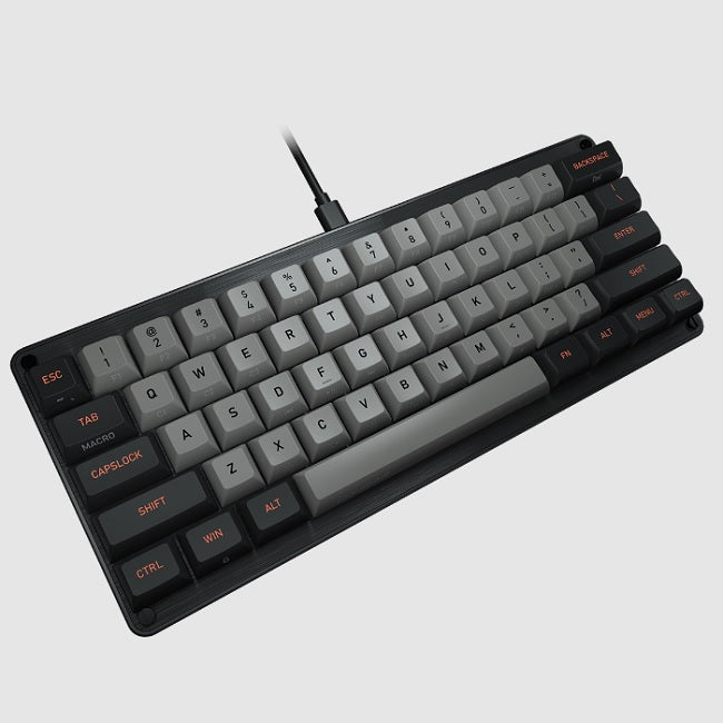 Teclado Cougar Puri Mini Mecanico USB RGB con protector magnetico interruptores rojos