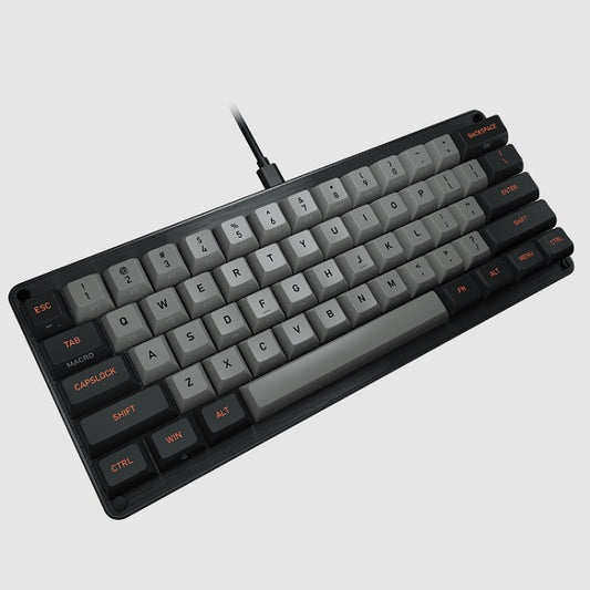 Teclado Cougar Puri Mini Mecanico USB RGB con protector magnetico interruptores rojos