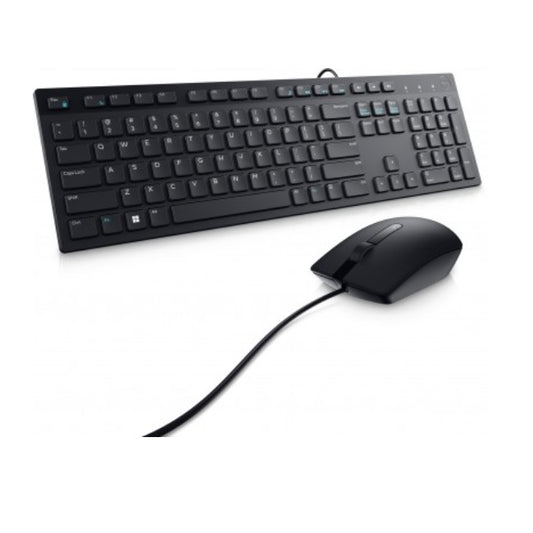 Kit de Teclado y Mouse Dell KM300C Alambrico Español Negro