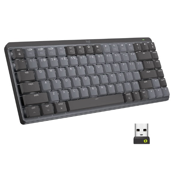 Teclado Logitech MX Mechanical Mini TKL Inalambrico Bluetooth Grafito (Español)