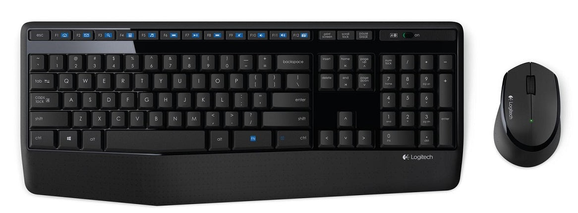 Kit Tecldo y Mouse Logitech MK345 Inalambrico negro
