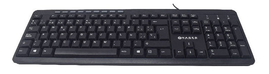 Teclado Naceb alambrico USB modeloNA-0109 color Negro