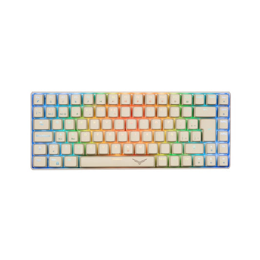 Teclado gamer mecanico Naceb RGB 80% compacto Gris basilisk modelo NA-0970
