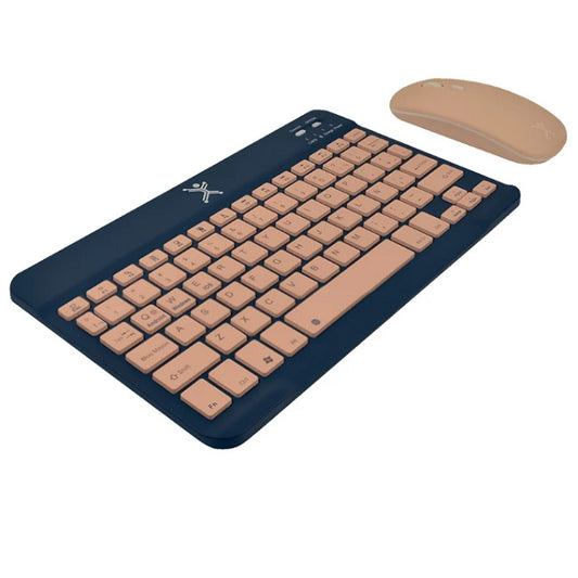 Kit teclado y mouse Perfect Choice Genova inalámbrico bluetooth modelo PC-201250 color Gris