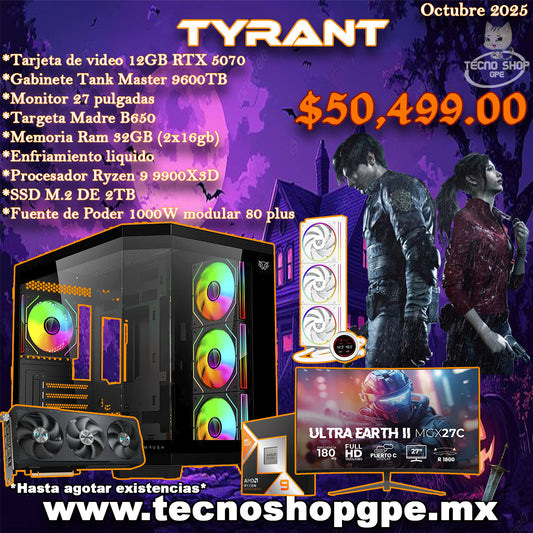 CPU TYRANT mas un monitor