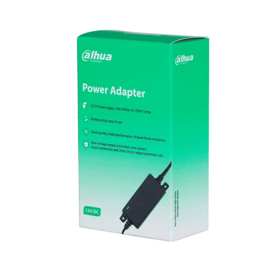 Fuente Dahua DH-PFM325D-1210US Fuente de poder regulada 12 vcd 1amperes . Ideal para camaras de CCTV, con protección termica avanzada y LED indicador
