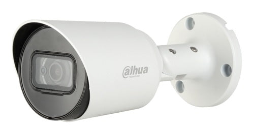Camara Dahua DH-HAC-HFW1200TN-A-0280B-S4 bullet HDCVI 1080p lente 2.8mm IR 30 m metalica exterior microfono 103 gds apertura IP67