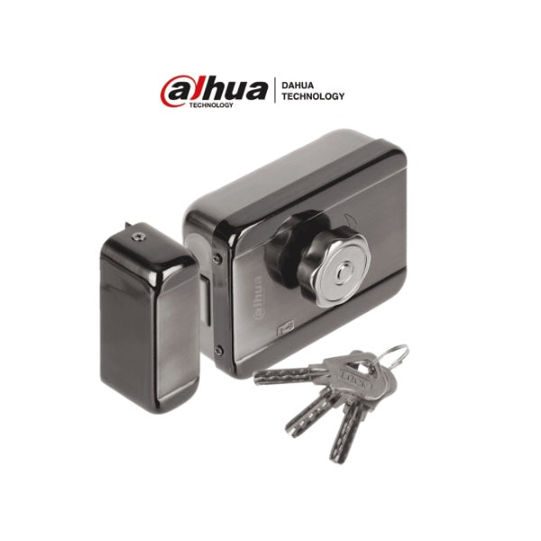 Cerradura Dahua DHI-ASF601A electrica inteligente con cierre automatico 12 vdc bidireccional (izquierda o derecha) compartble con videoporteros y controles de acceso