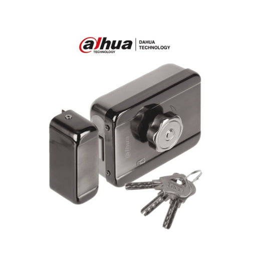 Cerradura Dahua DHI-ASF601A electrica inteligente con cierre automatico 12 vdc bidireccional (izquierda o derecha) compartble con videoporteros y controles de acceso