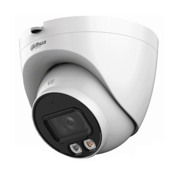 Camara Dahua DH-IPC-HDW2449T-S-IL IP domo 4 mpx lente 2.8 mm IR 30 m metalica 95 gds con micrófono ranura microsd wisenet PoE