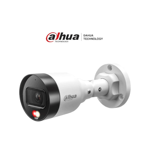 Camara Dahua DH-IPC-HFW1239S1-A-IL IP bullet 2 mpx lente 2.8 mm con Iluminador Dual 103 Grados de Apertura/ Microfono Integrado/ H.265+/ 15 Metros de Luz R/