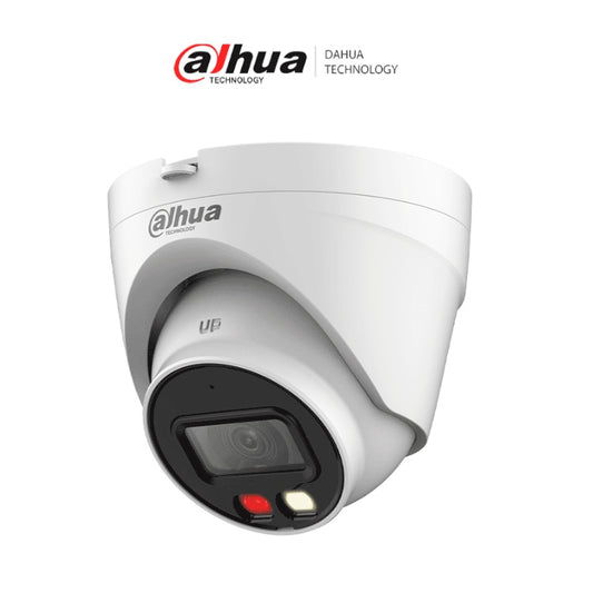 Camara Dahua DH-IPC-HDW1239VP-A-IL-0280B IP domo 2 mpx lente 2.8 mm IR 30m plastico exterior con microfono Iluminador dual/ Detección humana/ SMD
