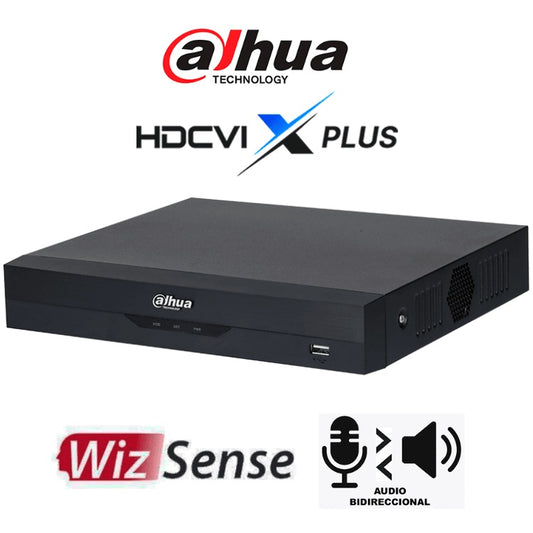 DVR DAHUA DH-XVR5108HS-I3-T 5MP Lite WizSense HDCVI X PLUS Audio Bidireccional 8 Ch + 4 IP o 10 Ch IP 2 Ch Reconocimiento Facial y 4 Ch Prot Perimetral SMD Plus y AcuPick Comp Dolink