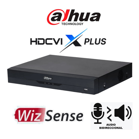 DVR DAHUA DH-XVR5108HE-I3-T 8 Canales+4 IP 5MP Lite WizSense HDCVI X PLUS Audio Bidireccional/H.265+ Hasta 12 Ch IP Canal de Reconocimiento Facial SMD Plus Proteccion Perimetral Comp Dolink Care