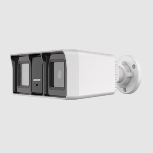 Camara Hikvision DS-2CE18D0T-LFS bala turboHD 2 mpx 1080p lente 2.8 mm IR de 60 m + 60 m luz blanca 101 gds microfono integrado exterior IP67