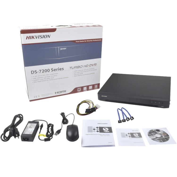 Dvr Hikvision 32 Canales TurboHD + 8 Canales IP / 5 Megapixel Lite - 3K Lite / Acusense / Reconocimiento Facial / Audio por Coaxitron / 2 Bahías de Disco Duro /