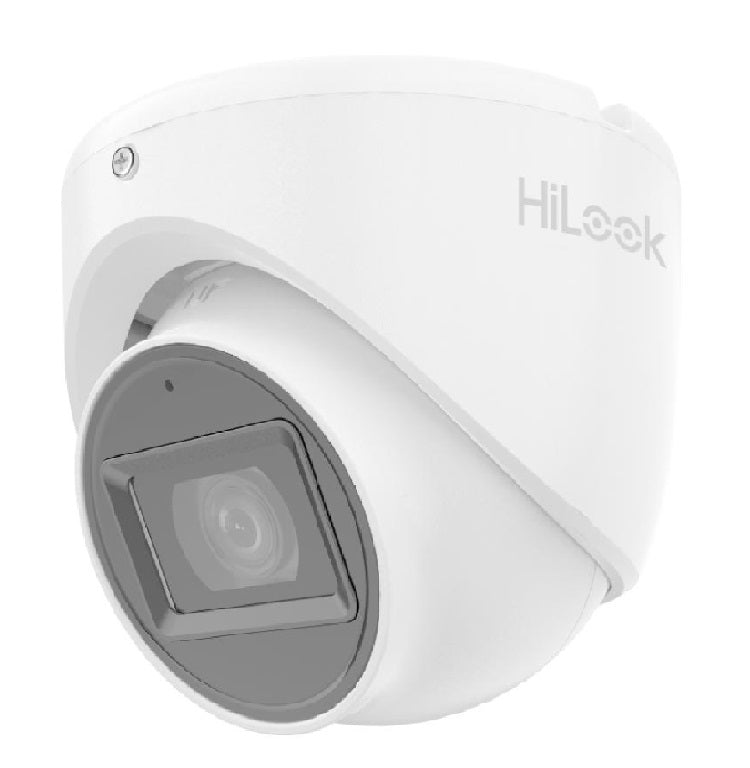 Camara Hilook by Hikvision Tipo TurretHD 2 Mpx Gran Angular 106 gdos / Lente 2.8 mm / Audio por Coaxitron / 30 mts IR EXIR / Exterior IP66 / 4 Tecnologías / dWDR
