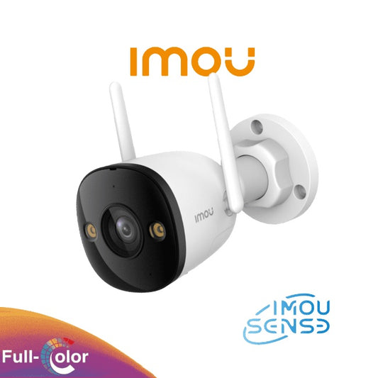 Camara IMOU IP Wifi Bullet 3 Mpx Lente 2.8 mm Ir 30 mts IPC-S3EN-3M0WE / H.265/ Detección de Humanos/ Microfono Integrado/ IP67