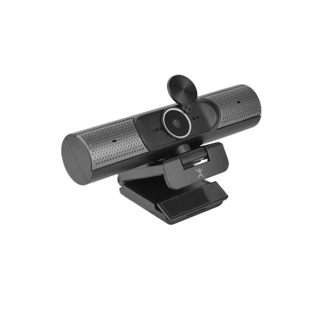 Camara Web Perfect Choice con bocina para videoconferencia 2K 5MP modelo PC-320531 color Negro