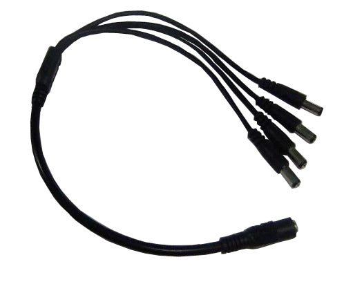 SAXXON PSUWB07 - DIVISOR DE ENERGIA/ TIPO PULPO/ 4 CONECTORES MACHO/ 2.1MM/ 1 CONECTOR HEMBRA