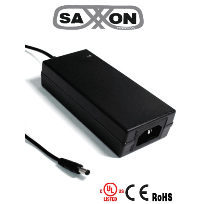 Fuente de poder Saxxon PSU1205-D Regulada de 12Vcc a 5 Amperes Ideal para equipos de Alto Consumo de Corriente Para Usos Multiples