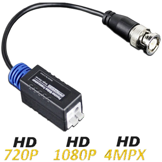 UTEPO UTP101PHD- PAR DE TRANSCEPTORES PASIVOS HDCVI/ TVI/ AHD/ CVBS/ 370 M A 720P/ 200 M A 1080P/ 200 M A 4MP/ FACIL CONEXION PUS