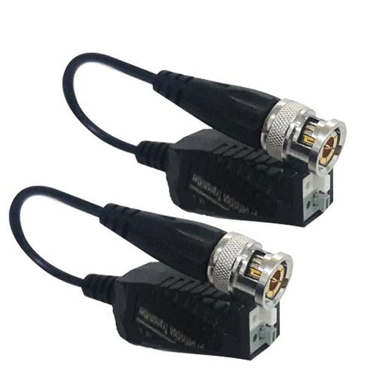 UTEPO UTP101PHD4B- PAR DE TRANSCEPTORES PIG TAIL PASIVO HDCVI / TVI / AHD / CVBS / FACIL CONEXION PUSH / 250M A 720P / 200M A 1080P / 150M A 4MP