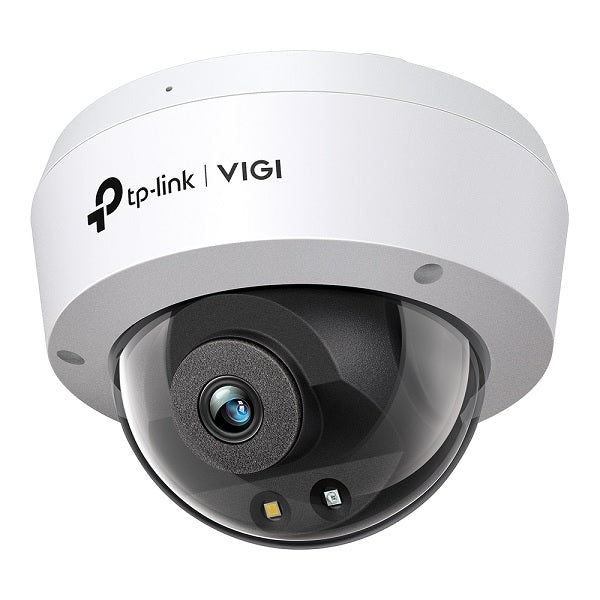 Cámara IP domo TP-Link VIGI C240 2.8mm 4MP Full Color IP67 PoE/12V CC IK10 H.265+ micrófono microSD CE/BSMI/VCCI/ONVIF