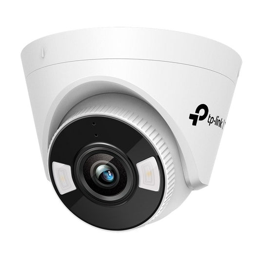 Cámara IP domo tipo turret TP-Link VIGI C440 2.8mm Full Color 4MP audio 2-vías H.265 ONVIF POE/12V CC almacenamiento microSD