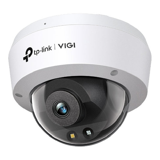 Camara IP domo TP-Link VIGI C250 2.8mm 5MP Full Color WDR PoE/12V CC micrófono microSD IK10 IP67