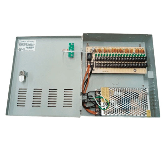 SAXXON PSU1210D18- FUENTE DE DISTRIBUIDOR DE ENERGIA/ 12 V/ 10 AMPERES/ CON DISTRIBUIDOR PARA 18 CAMARAS