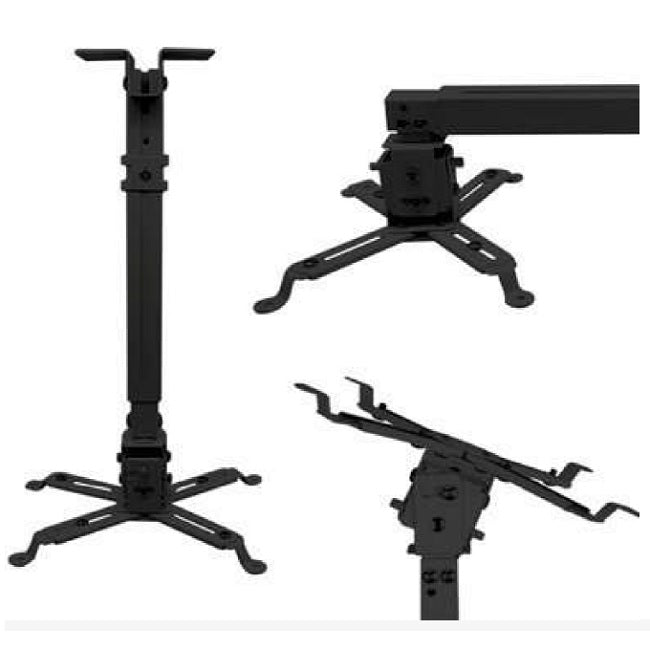 Soporte Brobotix para proyector expandible de 63 a 100cm modelo 6006764 color Negro